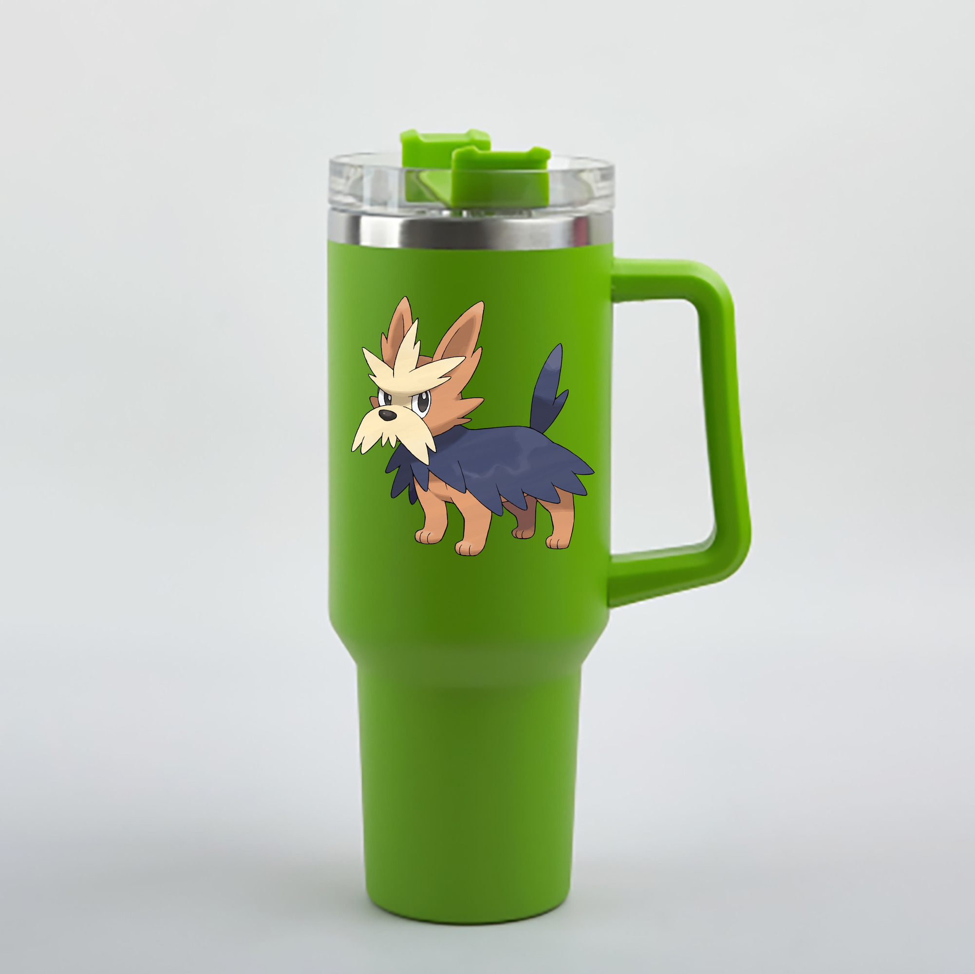 （画像用） ポケットモンスター Pokémon 1200mL車用タンブラー - クリスタルステッカー（プラスチックストロー付き）